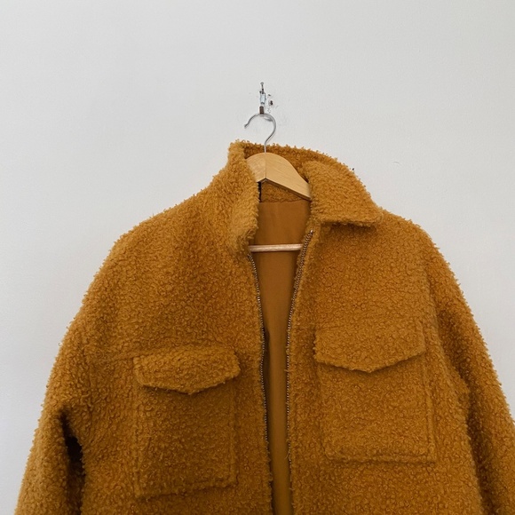 Urban Outfitters Orange Chest Pocket Jacket - Picture 2 of 4